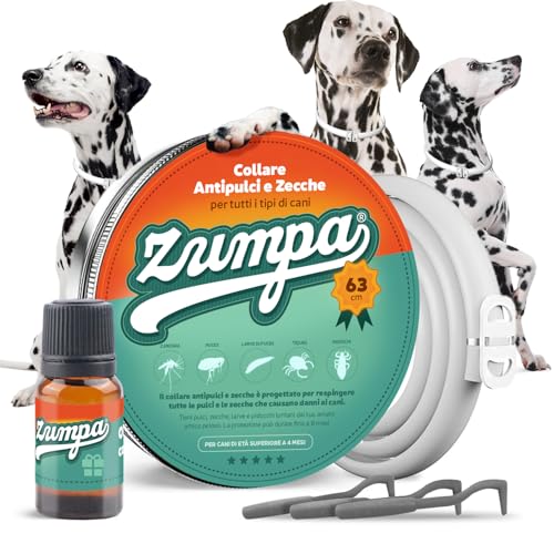 Zumpa Collare Antipulci per Cani 63 cm