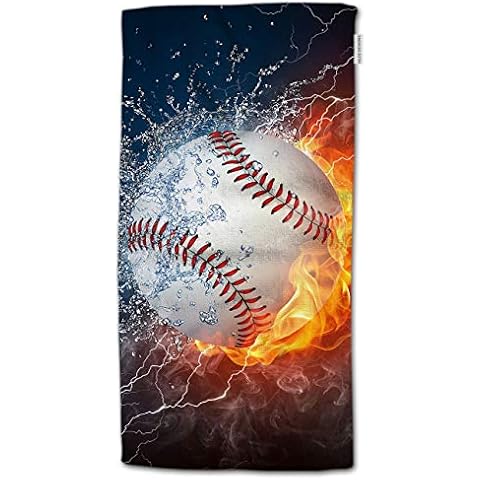 HGOD DESIGNS Baseball Hand Towels for All Cover