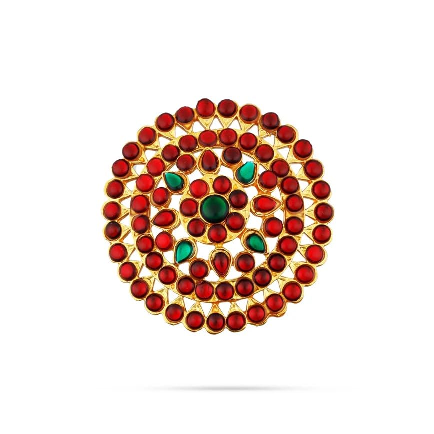 Bharatanatyam Jewelry Hair Accessories Simple Elegant Pieces To Beautiful Traditional Pieces,Temple Visits, and Wedding Functions. Stunning Collection of Rakodi (AD:00177)-image-13