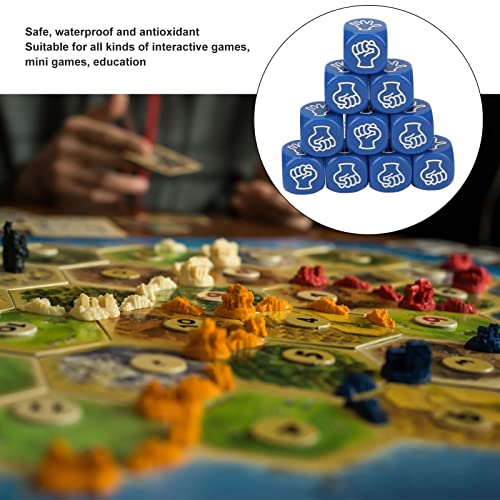 10 Dadi da Gioco per Indovinare le Dita, Colore