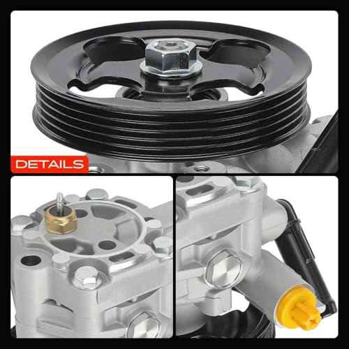 A-Premium Power Steering Pump, with 5-Groove Pulley & Hose Barb, Compatible with Subaru Impreza 2008-2014, WRX 2013-2016, WRX STI 2013-2021 by A-premium - Image 9