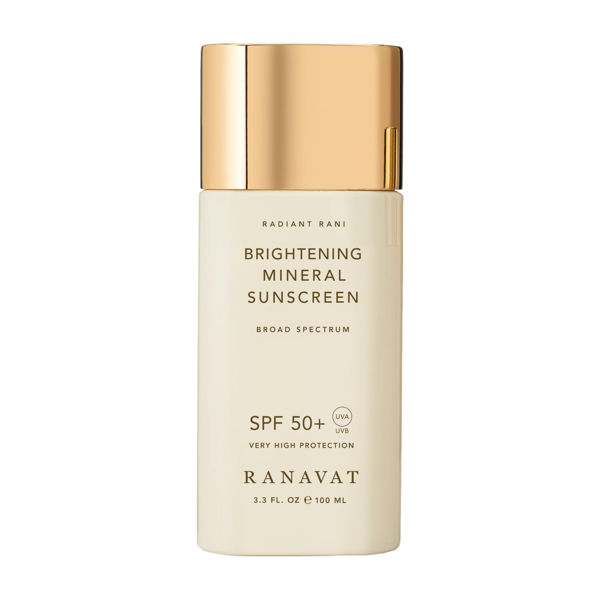 RANAVAT Brightening Mineral Face Sunscreen SPF 50 Broad-Spectrum