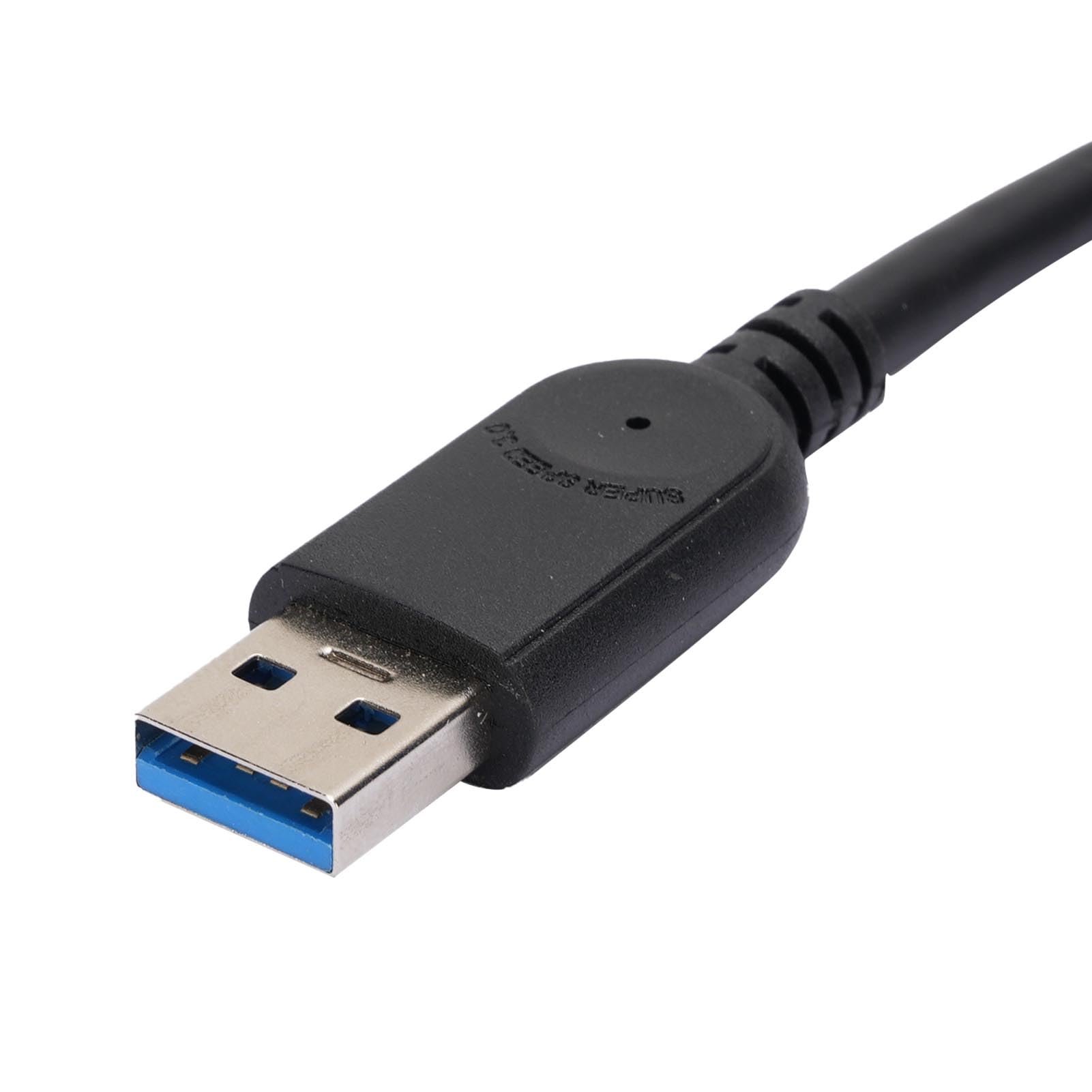 Ejoyous Adattatore 2K da USB 3.0 a Interfaccia Multimediale Ad Alta Definizione, Convertitore Audio Video ABS con Ingresso Microfono, Supporto per Estendere le modalità Mirror per la Modifica di