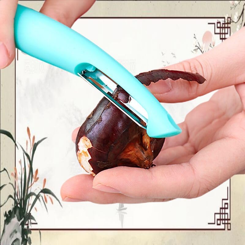马蹄专用削皮刀 Potato Peeler,Swivel Vegetable Peeler 便携去皮机多功能水果刨皮神器家用厨房削皮神器 Household Cleaning，Kitchen Storage Essentials