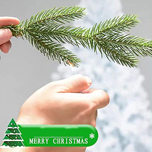 Árbol de Navidad con bisagras artificiales y soporte metálico estable 2