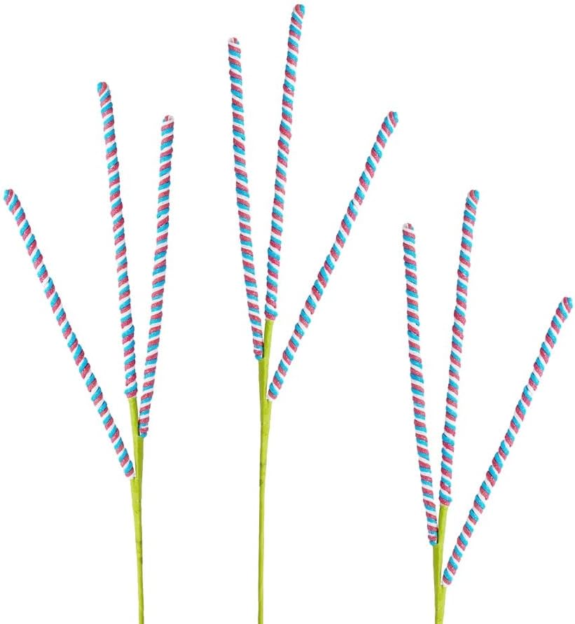 Miniatura 5 de Factory Direct Craft - Grupo de 3 aerosoles trenzados azules, fucsia y blanco para fiestas de cumpleaños, baby showers y decoración de primavera, 29