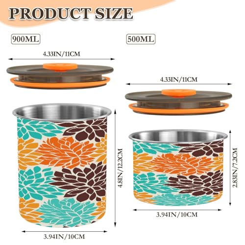 Envase hermético de acero inoxidable para café 500 ml miniatura 2