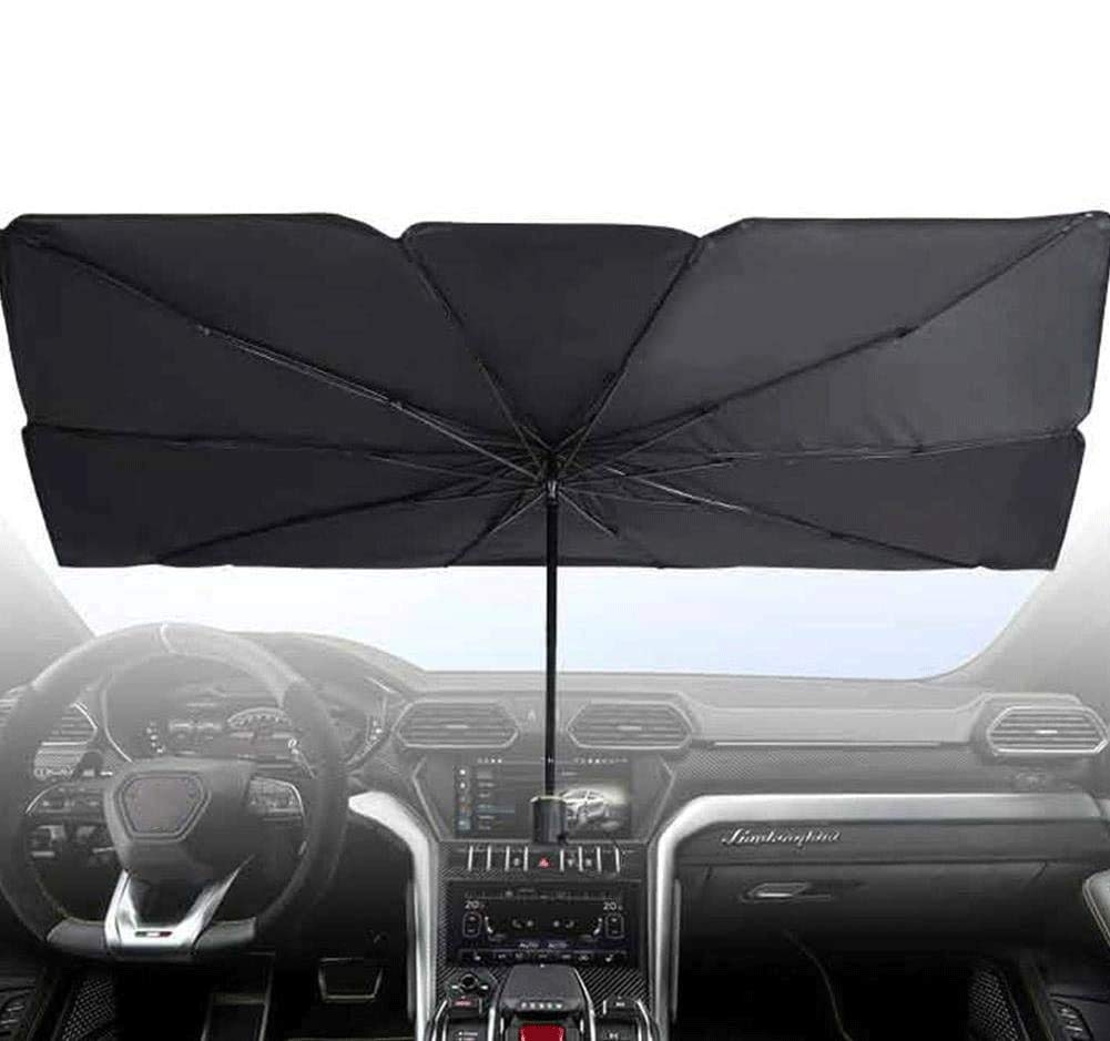 Pare-Soleil De Auto,Couverture De Pare-Brise Automatique Pare-Brise De Pare-Soleil De Voiture Parapluie Pliable Protection UV Pare-Soleil De FenêTre Avant IntéRieure