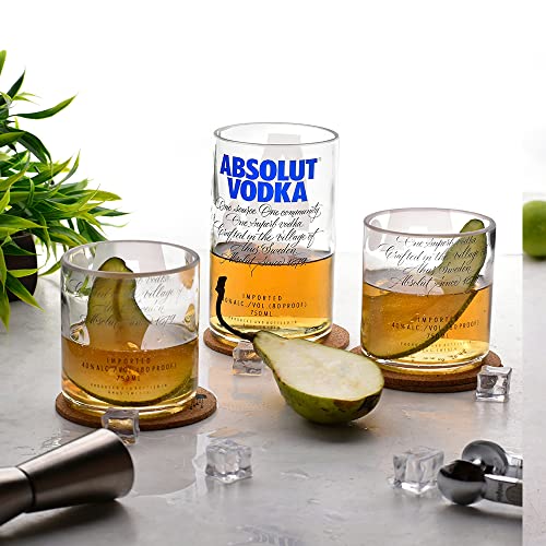 Image of KAVI Absolut Glasses, Pack of 3pcs, Drinking Glasses for Juice