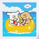 DIY Diamond Painting Craft Kits, Home Decor 22 Pcs Embroidery Art Pictures Rhinestone Gems Cross Stitch Craft Set