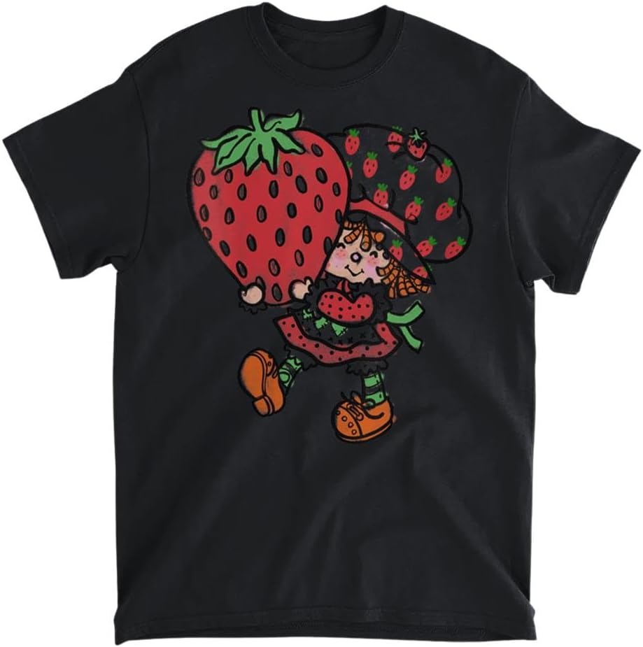 Vintage Strawberry Sketch V-Neck T-Shirt for Women – Adorably Cute Long Sleeve Shirt, Sweatshirt, and Hoodie in Unisex Adult Sizes Vintage Strawberry Sketch V-Neck T-Shirt for Women – Adorably Cute Long Sleeve Shirt, Sweatshirt, and Hoodie in Unisex Adult Sizes