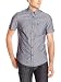 Ben Sherman Men's Short Sleeve Marl Seaside Print Button Down Shirt