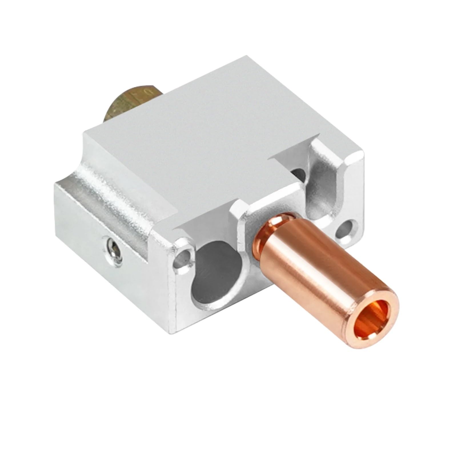 for flsun V400 3D-Drucker-Hotend-Düsen-Kit mit Silikonhülle, Extruder-Teile, Druckkopf, Messing-Wärmeblock-Hals, verkupfert