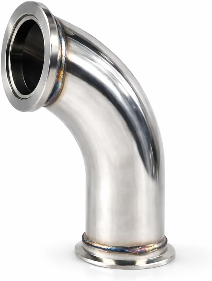 E-Motor V-Band Flange Turbo Adapter 90 Degree Stainless Steel Universal(3" ID)