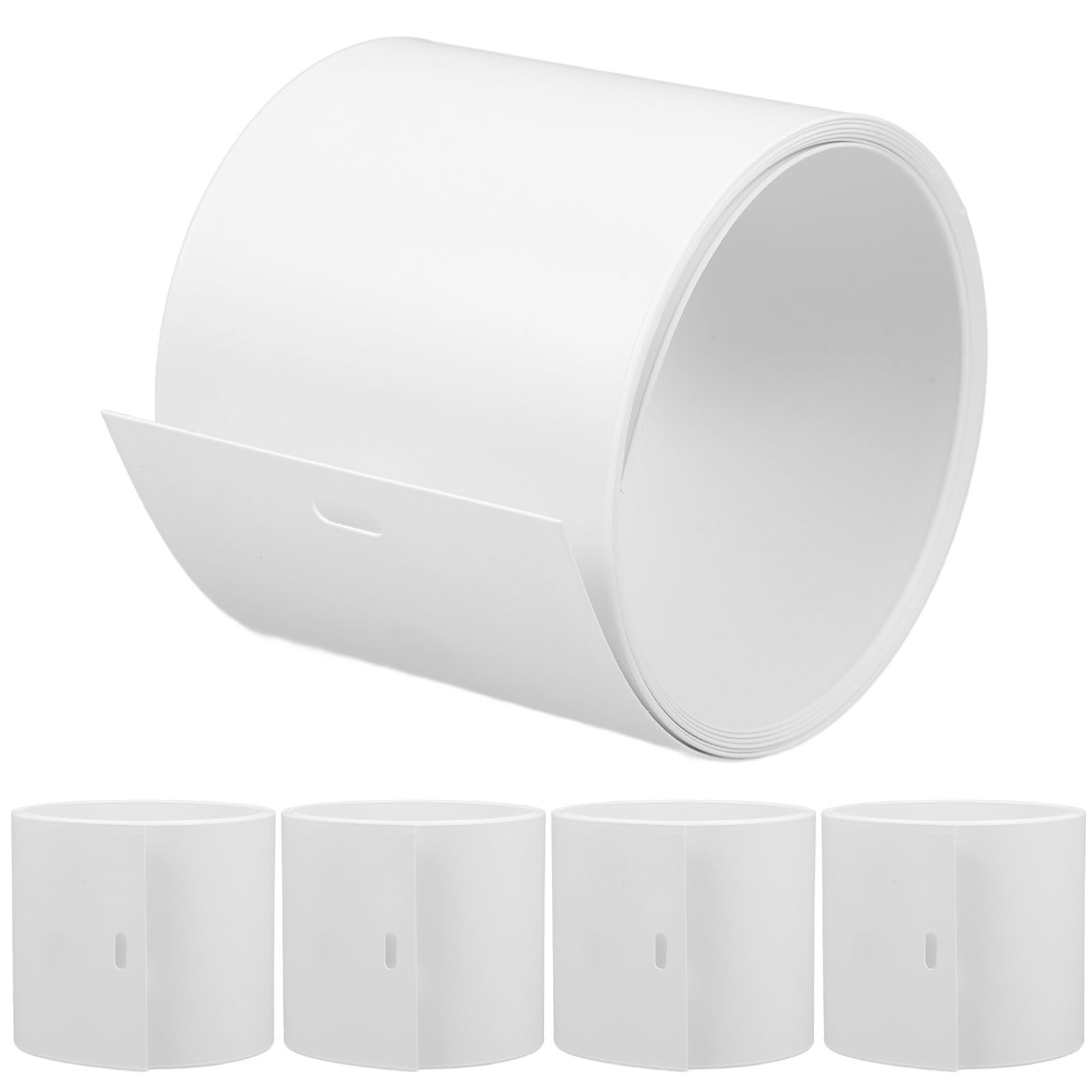 Lamas de pvc para persianas verticales blancas en puertas y ventanas MERRYHAPY