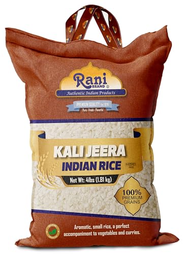 Rani Kali Jeera Indian Rice 64oz (4lbs) 1.81kg Cloth Bag