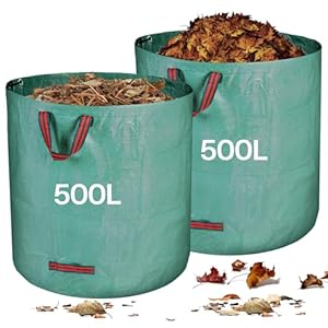 Zanfqvo Gartenabfallsack Stabil 2 x 500L