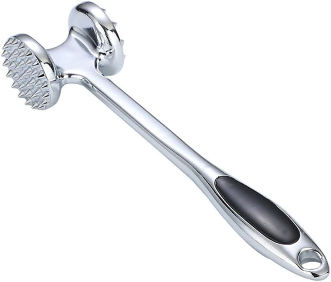 Mikinona Meat Hammer Meat Mallet Tenderizer Tool Chicken Pounder Zinc Alloy Nails Mallet