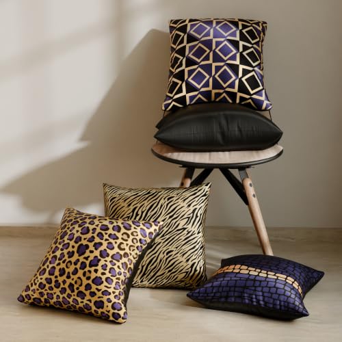 Image of Stoa Paris Cushion Cover Set of 5, Home Decor for Sofa, Bed & Living Room, Digital Printed Cushion Cover 16 Inch x 16 Inch, Soft Touch Finish, Hidden Zip Closure, Charlotte's Muse - Charlotte