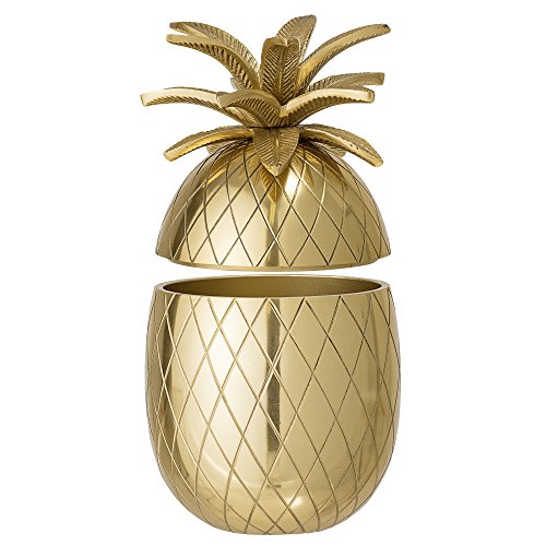 Cubitera para hielo de aluminio Bloomingville piña dorada exclusiva 3