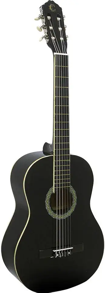 Violão Clássico de Nylon para Destros Verniz Brilhante Com Tensor TCG 200 Preto Cordoba
