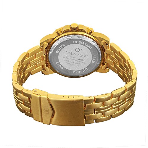 Oskar Emil Caesium 1119G Gold/Black Dial