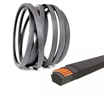 QIJIA Mower Traction Drive Belt 1/2" x 95.866" Compatible with John Deer Sabre GX10851 1438GS 1438HS 15.538G 1538HS 1542GS 1542HS 1642HS 1642V 1646HS 646H 1742GS 1742HS S2546 S1642