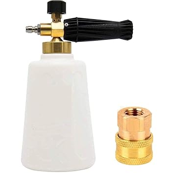 Vantro Foam Cannon for Pressure Washer - Original Wide Neck, Wide Base Heavy Duty Foam Gun for Detailing