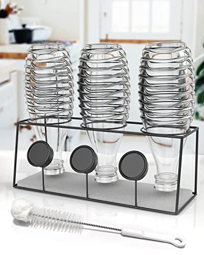 Howdah Abtropfgestell Flaschen Flaschenhalter für SodaStream Duo Küche...