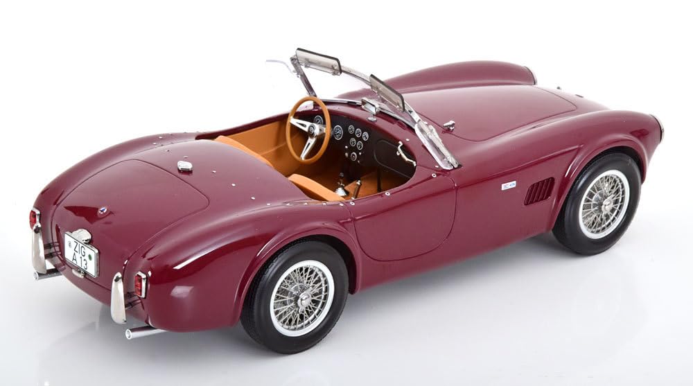 コブラ 289 ダイキャストモデル　1/43 Amazon | norev 1/18 AC Cobra 289 1963 ダークレッド コブラ ノレブ
