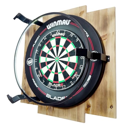 Autodarts Kamerahalter Dartring Beleuchtung Kamerarm kompatibel mit OV9732 OV2710 32x32mm Auto Darts Kameras Zählsystem mit LED für Winmau Steeldart (Autodarts - Nur Bausatz)