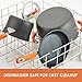 Rachael Ray Brights Hard-Anodized Aluminum Nonstick Cookware Set with Glass Lids, 10-Piece Pot and Pan Set, Gray with Orange Handles
