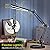 2-in-1 LED Double Head Desk Lamps for Home Office, 24W Brightest Workbench Light, Architect Lamp with Clamp & Base, 3 Colors 10 Dimming Swing Arm Lamp for Reading/Study/Computer Light