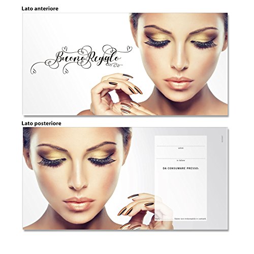 25 pezzi buoni regalo DIN lunghi + 25 buste per la...