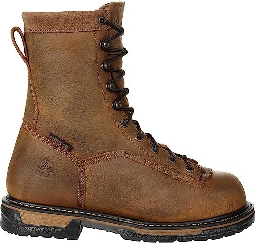 Rocky Men's Iron Clad Eight Inch LTT-M, Brown, 13 W US | Image 6