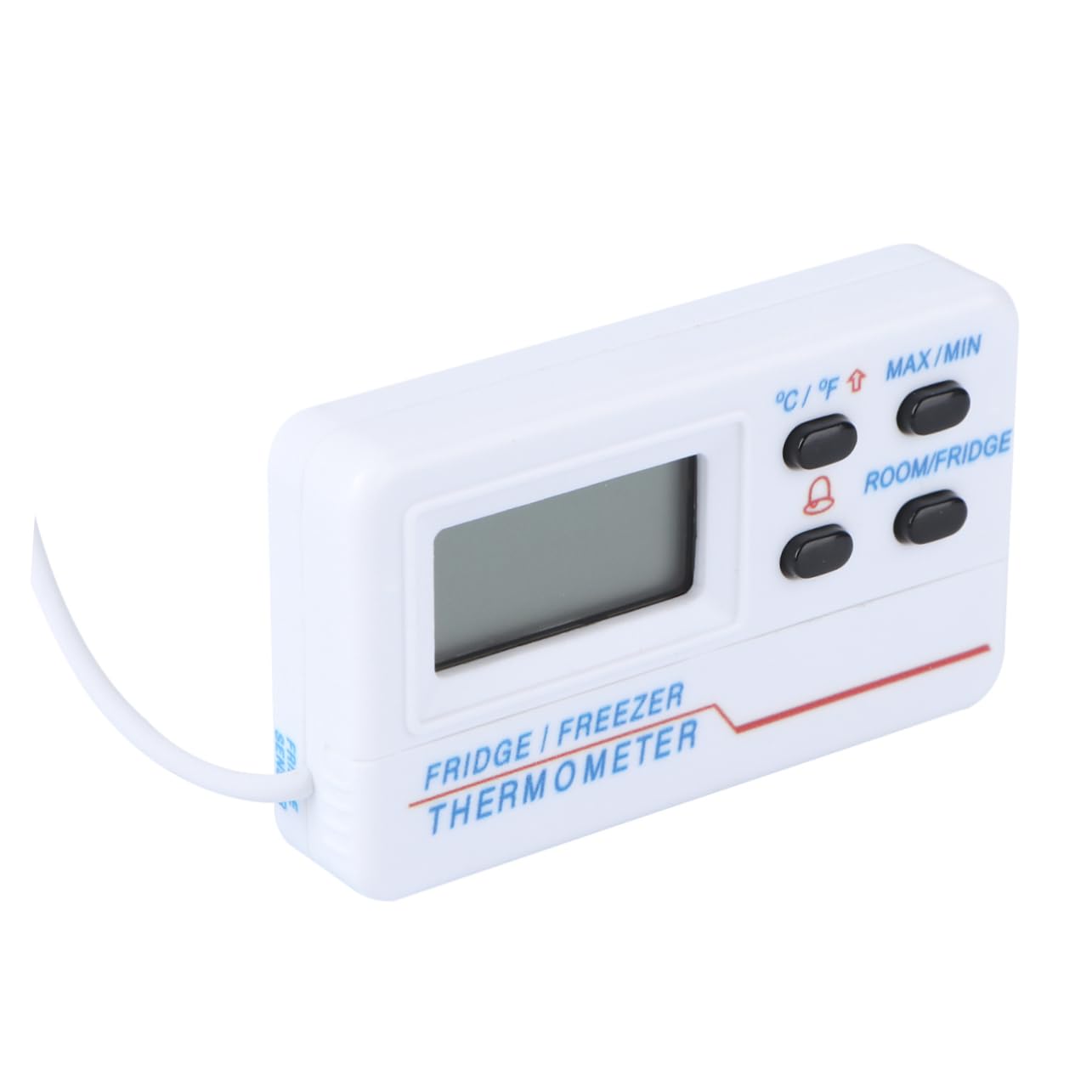 3pezzi Termometro Digitale Professionale Per Frigorifero e Congelatore Allarme Alta e Bassa Temperatura Design Compatto Per Uso Domestico Bianco
