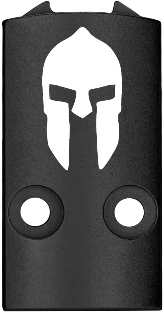 NDZ Performance Optic Sight Plate Cover for Sig P320 M18 Carry Compact P320X X5 Legion Sight Integrated and Non Integrated Slides, Laser Engraved Anodized Aluminum in Black - Choose Slide Type & Style
