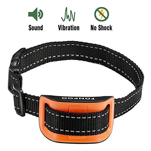 FONPOO Bark Collar Shock Collar for Dogs Training Collars 7 Sensitivity Adjustable Level with Humane Shock Warning Sound for Small Medium Large Dog