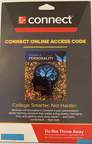Connect Access Card for Theories of Personality - 9th Edition by Jess Feist