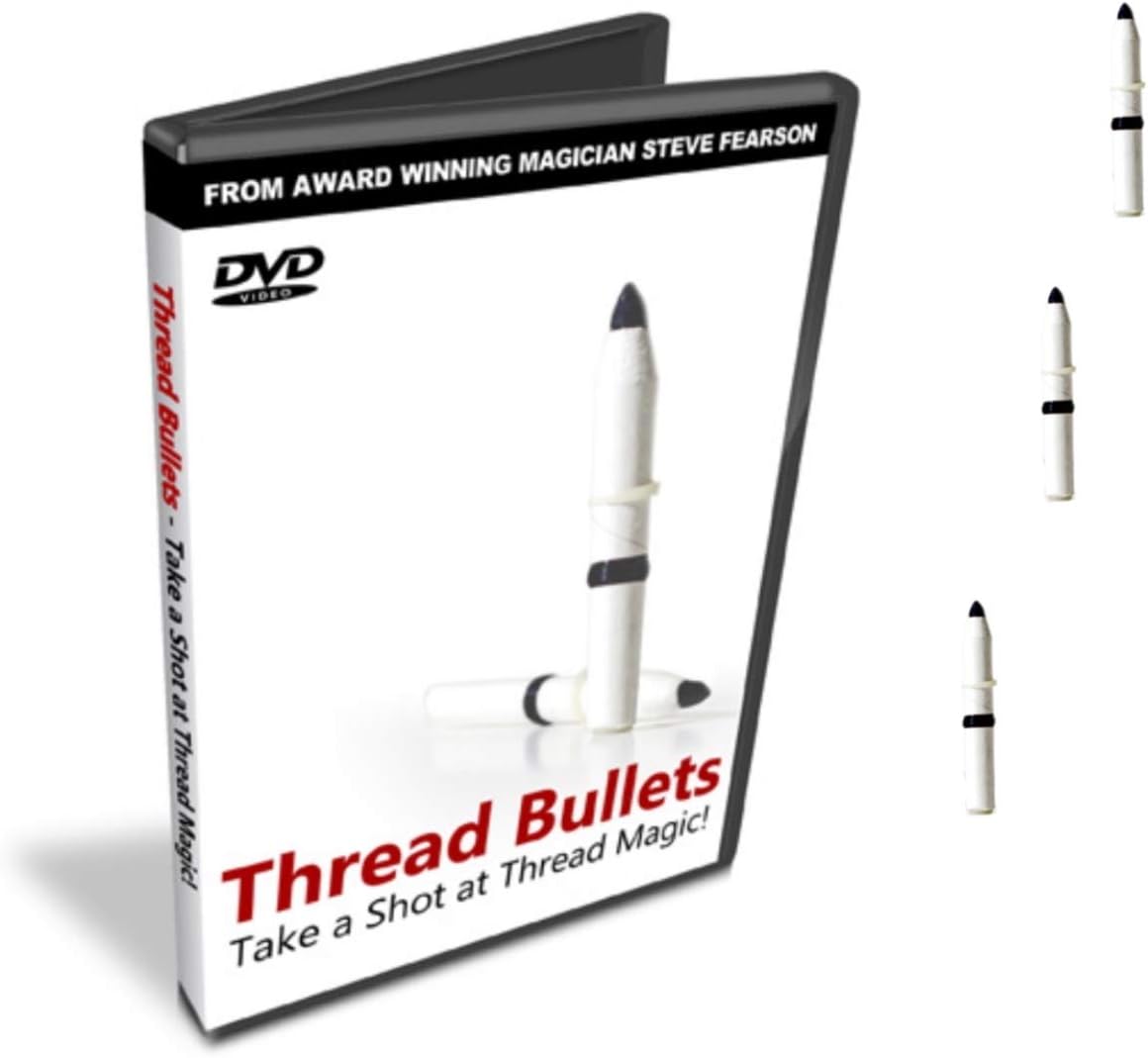 Thread Bullet DVD with 3 Thread Bullets for Floating Magic Tricks
