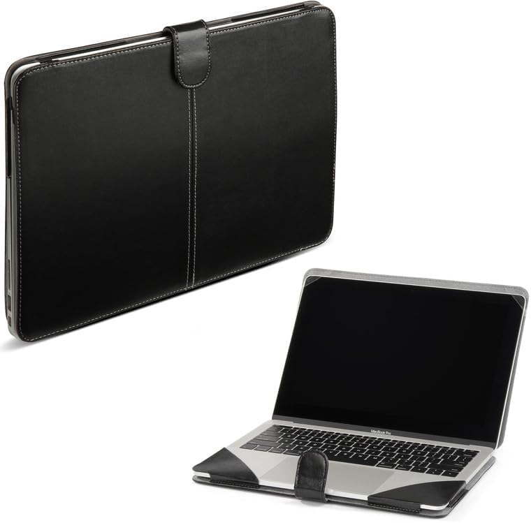 Laptop Cover Genuine PU Leather 81Ng002Bin 15.6 Inch for Lenovo Ideapad S540, Black (YSB-88EBR)