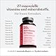 Multivitamin für Frauen mit Meereskollagen & Hyaluronsäure – 27 essentielle Vitamine, Mineralien & Pflanzenextrakte – Glutenfrei & Ohne synthetische Füllstoffe – 60 Tabletten – Free Soul