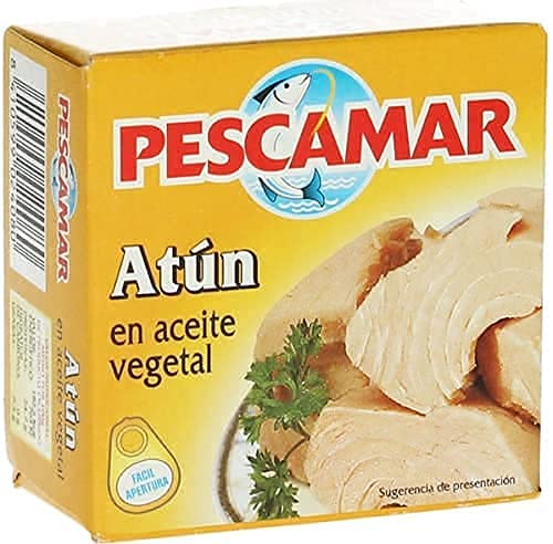 Pescamar-10x Thunfisch dosen (in Sonnenblumenöl) nach mediterraner spanischer Art-Tuna