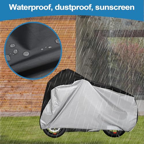 Funda impermeable para bicicleta portátil resistente al agua y lluvia ligera 4
