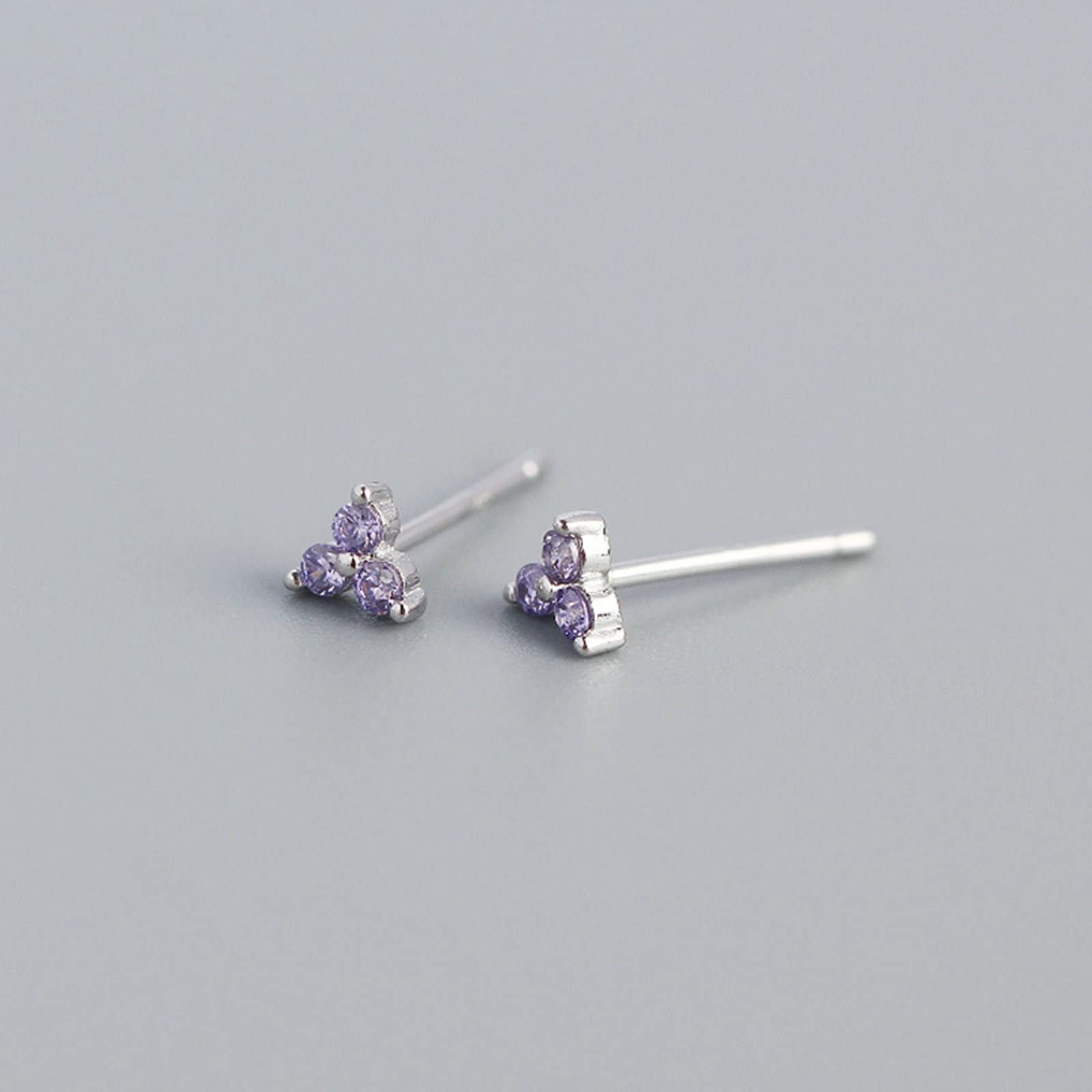 WBDWWTD CZ Ohrstecker vergoldet, Ohrstecker für Damen Sterling Silber 925 Tragus Ohrstecker mit Zirkonia