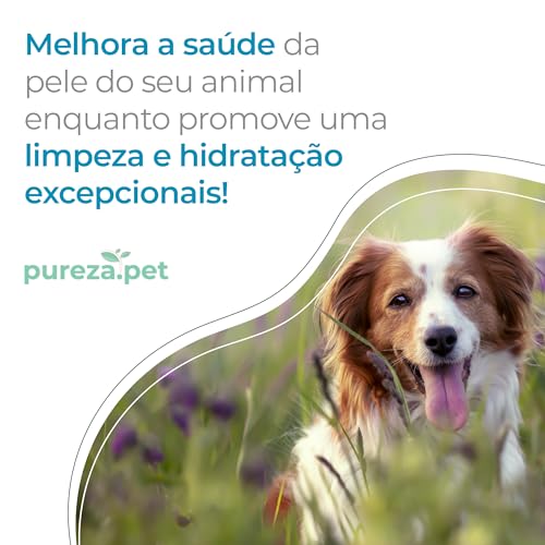PUREZA PET Condicionador Neutral+ com Ácido Hialurônico para Cães e Gatos - Pelos Saudáveis e Hidrat