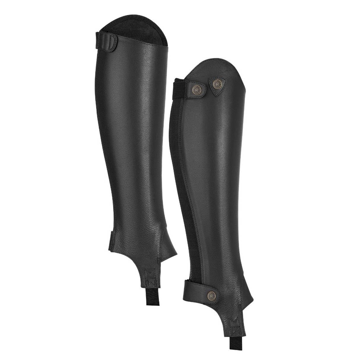 Moretta Shires Ghette da equitazione in pelle taglia S Nero