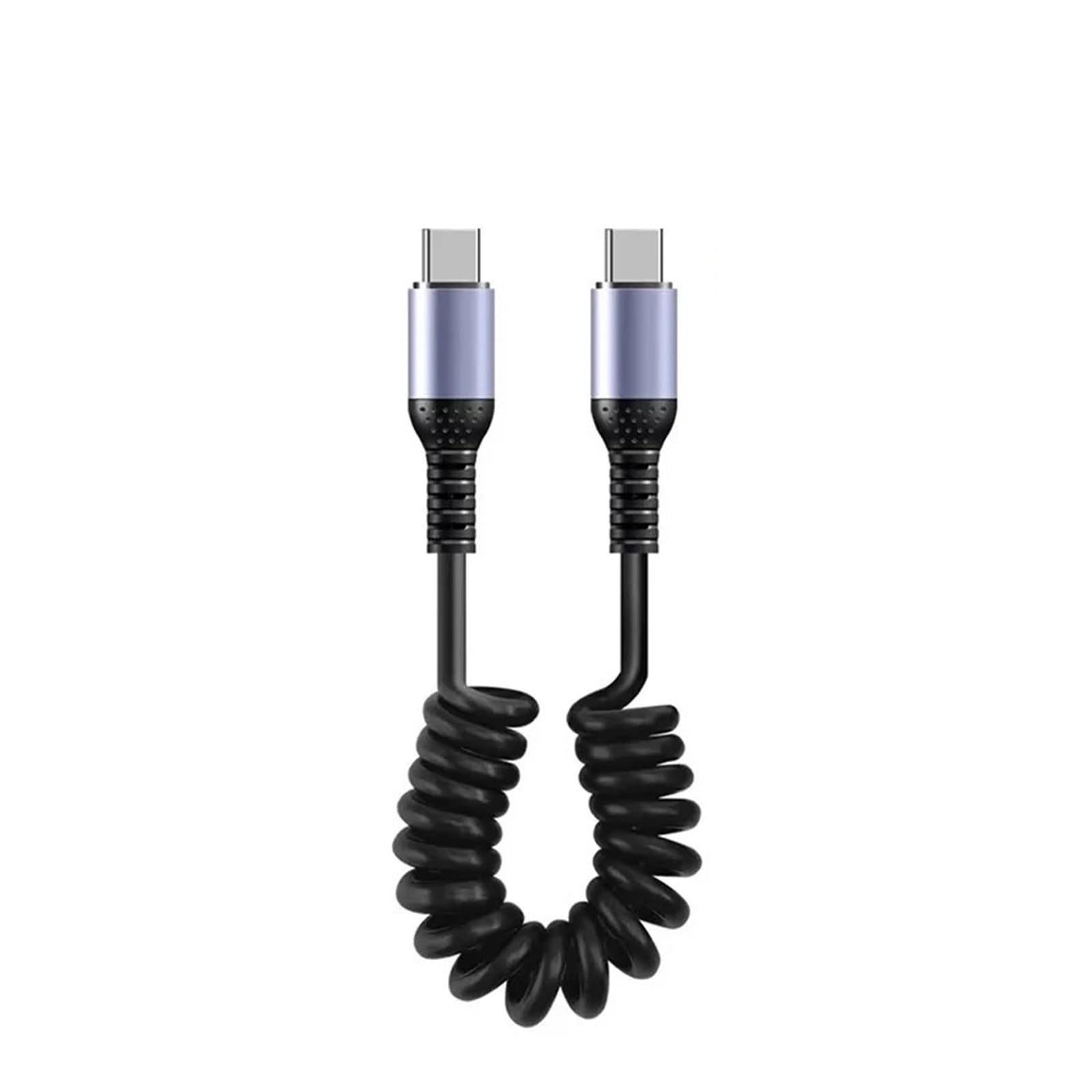 USB C Spring 66 W Fast Charge Short Cable for iPhone for Xiaomi for Samsung