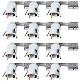 12 Pack Hykolity 4 Inch Remodel LED Can Air Tight IC Lighting Recessed Housing for LED Retrofit Kit, ETL Listed and Title 24 Certified, White Color