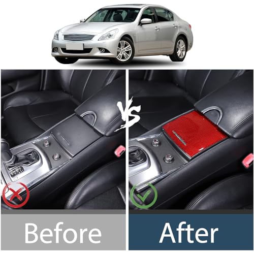 Decoración Interior Fibra de Carbono Compatible Infiniti G35 G37 miniatura 4